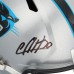 Chuba Hubbard Carolina Panthers Autographed Fanatics Authentic Riddell Speed Replica Helmet