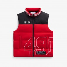 Unisex San Francisco 49ers Off Season x NFL Scarlet Team Puffer Vest Unisex San Francisco 49ers Off Season x NFL Scarlet Team Puffer Vest