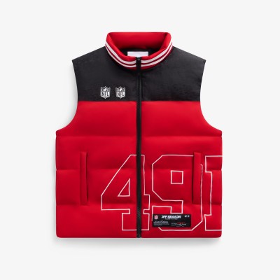 Unisex San Francisco 49ers Off Season x NFL Scarlet Team Puffer Vest