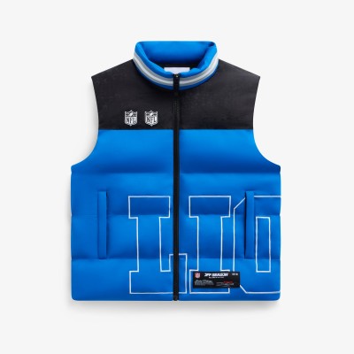 Unisex Detroit Lions Off Season x NFL Blue Team Puffer Vest
