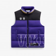 Unisex Minnesota Vikings Off Season x NFL Purple Team Puffer Vest