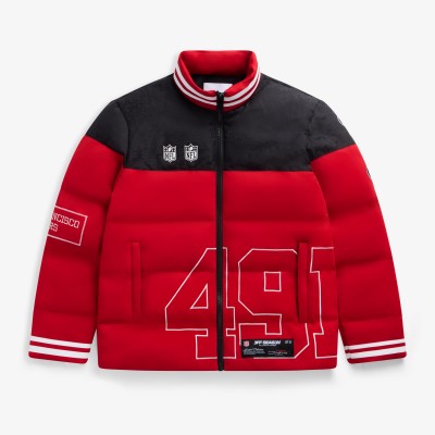 Unisex San Francisco 49ers Off Season x NFL Scarlet Team Puffer Jacket