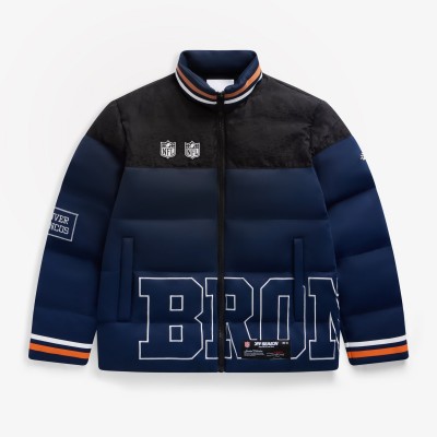 Unisex Denver Broncos Off Season x NFL Navy Team Puffer Jacket