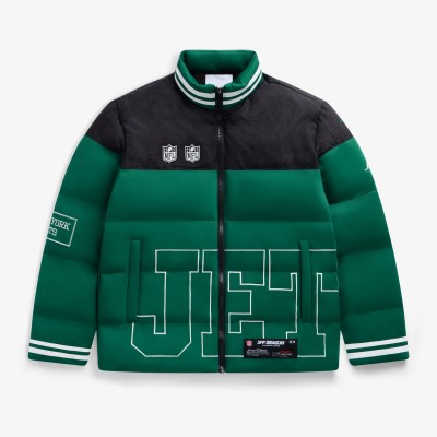 Unisex New York Jets Off Season x NFL Green Team Puffer Jacket