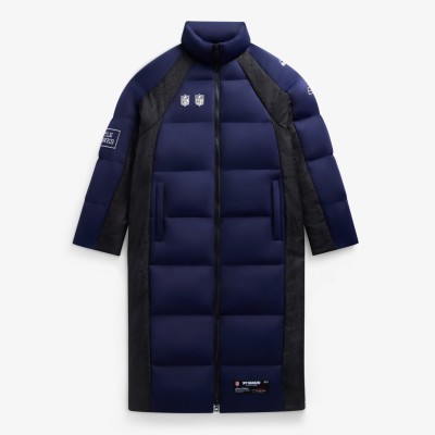 Unisex Seattle Seahawks Off Season x NFL College Navy Long Team Puffer Coat