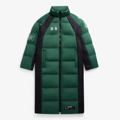 Unisex Green Bay Packers Off Season x NFL Green Long Team Puffer Coat