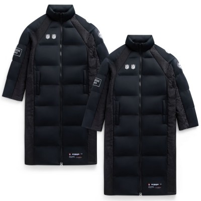 Unisex Pittsburgh Steelers Off Season x NFL Black Long Team Puffer Coat