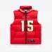 Unisex Kansas City Chiefs Patrick Mahomes Off Season x NFL Red Player Puffer Vest
