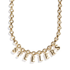 Pittsburgh Steelers BaubleBar Wordmark Charm Necklace
