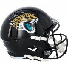 Travis Hunter Jacksonville Jaguars Autographed Fanatics Authentic Riddell Speed Replica Helmet