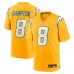 Джерси Los Angeles Chargers Omarion Hampton Nike Gold Alternate Charger Power Game Player