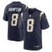 Джерси Los Angeles Chargers Omarion Hampton Nike Navy Alternate Super Chargers Game Player