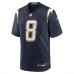 Джерси Los Angeles Chargers Omarion Hampton Nike Navy Alternate Super Chargers Game Player