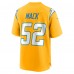 Джерси Los Angeles Chargers Khalil Mack Nike Gold Alternate Charger Power Game Player