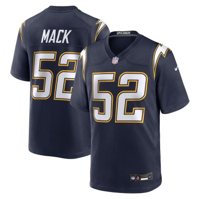 Джерси Los Angeles Chargers Khalil Mack Nike Navy Alternate Super Chargers Game Player