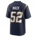 Джерси Los Angeles Chargers Khalil Mack Nike Navy Alternate Super Chargers Game Player