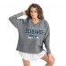 Женская Seattle Seahawks Gameday Couture Gray French Terry V-Neck Pullover Sweatshirt