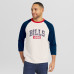 Футболка Buffalo Bills Darius Rucker Collection by Fanatics White/Navy Americana 3/4 Sleeve Raglan