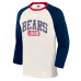 Футболка Chicago Bears Darius Rucker Collection by Fanatics White/Navy Americana 3/4 Sleeve Raglan