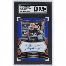 Jerome Ford Cleveland Browns Autographed 2024 Panini Select Blue Prizm Signatures #SP-JFD #120/149 SGC Authenticated 9.5/10 Card