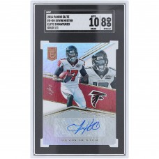 Devin Hester Atlanta Falcons Autographed 2016 Panini Elite Gold Elite Signatures #ES-DH #1/1 SGC Authenticated 8/10 Card