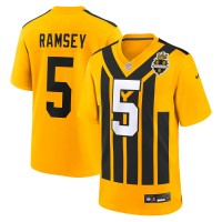 Pittsburgh Steelers Jalen Ramsey Nike Gold Alternate 1933 Throwback Game Jersey