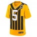 Pittsburgh Steelers Jalen Ramsey Nike Gold Alternate 1933 Throwback Game Jersey