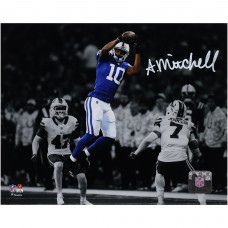 Adonai Mitchell Indianapolis Colts Autographed Fanatics Authentic 8 x 10 Leaping Catch Photograph