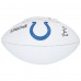 Adonai Mitchell Indianapolis Colts Autographed Fanatics Authentic Franklin White Panel Football with For the Shoe Inscription