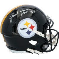 Jack Ham Pittsburgh Steelers Autographed Fanatics Authentic Riddell Speed Replica Helmet with HOF 88 Inscription