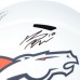 Bo Nix Denver Broncos Autographed Fanatics Authentic Riddell 2024 Alternate Speed Replica Helmet