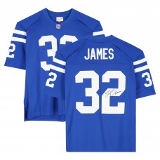 Edgerrin James Indianapolis Colts Autographed Fanatics Authentic Royal Mitchell & Ness 1999 Legacy Jersey with HOF 20 Inscription