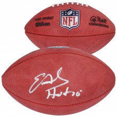 Edgerrin James Indianapolis Colts Autographed Fanatics Authentic Wilson Duke Full Color Football with HOF 20 Inscription