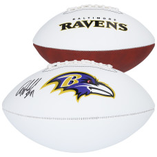 Anquan Boldin Baltimore Ravens Autographed Fanatics Authentic Franklin White Panel Football Anquan Boldin Baltimore Ravens Autographed Fanatics Authentic Franklin White Panel Football
