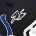 Edgerrin James Indianapolis Colts Autographed Fanatics Authentic Riddell Black Matte Speed Mini Helmet