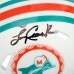 Larry Csonka Miami Dolphins Autographed Fanatics Authentic Riddell 1972 Throwback Speed Mini Helmet