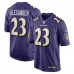 Игровая джерси Baltimore Ravens Jaire Alexander Nike Purple Team Game
