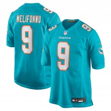 Игровая джерси Miami Dolphins Ifeatu Melifonwu Nike Aqua Team Game