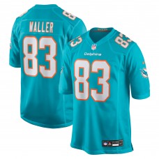 Игровая джерси Miami Dolphins Darren Waller Nike Aqua Team Game