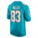 Игровая джерси Miami Dolphins Darren Waller Nike Aqua Team Game