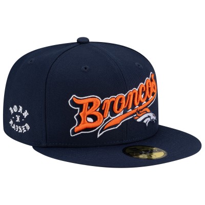 Бейсболка Denver Broncos New Era Born x Raised Navy 59FIFTY
