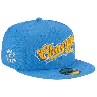 Бейсболка Los Angeles Chargers New Era Born x Raised Powder Blue 59FIFTY