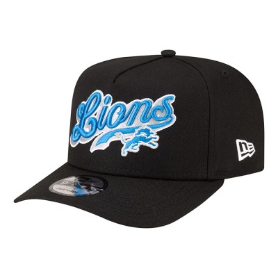 Бейсболка Detroit Lions New Era Born x Raised Black A-Frame 9FIFTY Snapback