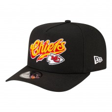 Бейсболка Kansas City Chiefs New Era Born x Raised Black A-Frame 9FIFTY Snapback