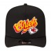Бейсболка Kansas City Chiefs New Era Born x Raised Black A-Frame 9FIFTY Snapback