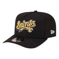 Бейсболка New Orleans Saints New Era Born x Raised Black A-Frame 9FIFTY Snapback