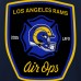 Los Angeles Rams x LAFD New Era Air Ops T-Shirt - Navy