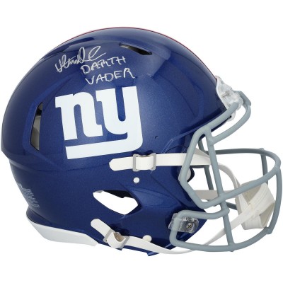 Abdul Carter New York Giants Autographed Fanatics Authentic Riddell Speed Authentic Helmet with Darth Vader Inscription