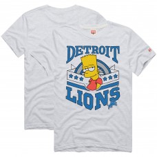 Футболка Unisex Detroit Lions Homage x The Simpsons White Tri-Blend