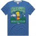 Unisex Seattle Seahawks Homage x The Simpsons Royal Tri-Blend T-Shirt